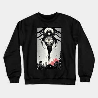 Supernatural Cyber Goth and the Occult Miracles that Follow Crewneck Sweatshirt